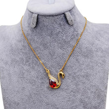 Load image into Gallery viewer, Fashion Crystal Swan-shaped Pendant Necklace - Mega Discount Store Ghana