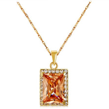 Load image into Gallery viewer, Square Crystal Studded Necklace - Mega Discount Store Ghana