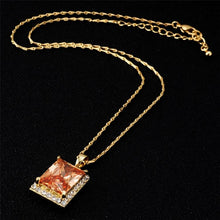 Load image into Gallery viewer, Square Crystal Studded Necklace - Mega Discount Store Ghana