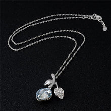 Load image into Gallery viewer, Olive Leaf Style Crystal Pendant Necklace - Mega Discount Store Ghana