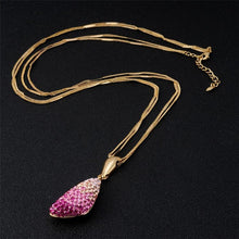 Load image into Gallery viewer, 14K Gold-plated Zircon Pendant Necklace - Mega Discount Store Ghana