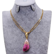 Load image into Gallery viewer, 14K Gold-plated Zircon Pendant Necklace - Mega Discount Store Ghana