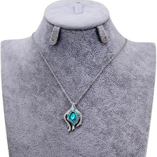 Load image into Gallery viewer, Magic Pattern Blue Crystal Necklace - Mega Discount Store Ghana