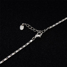 Load image into Gallery viewer, DropS Crystal silver Plated Chain Pendant Necklace, Chain Length: 45cm - Mega Discount Store Ghana