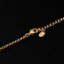 Load image into Gallery viewer, 18K Gold Plating Zinc Alloy Lovers Key Necklace Artificial Diamond Pendant, Chain Length: 45cm - Mega Discount Store Ghana
