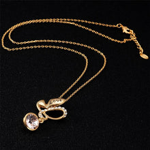 Load image into Gallery viewer, LOVE Women Butterfly Style Inlaid Pendant Necklace, Chain Length: 50cm - Mega Discount Store Ghana