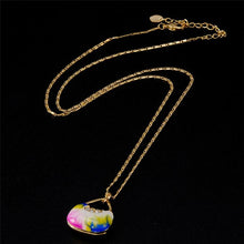Load image into Gallery viewer, Brushed Gold-plated Bag Shape Pendant Necklace, Chain Length: 44cm - Mega Discount Store Ghana