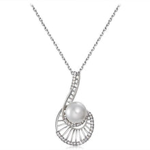 Load image into Gallery viewer, Pearl Spiral Pendant Necklace, Chain Length: 45cm - Mega Discount Store Ghana