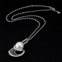 Load image into Gallery viewer, Pearl Spiral Pendant Necklace, Chain Length: 45cm - Mega Discount Store Ghana