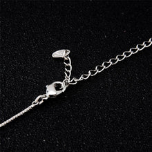 Load image into Gallery viewer, Lady Simple Pear-shaped Crystal Inlaid Necklace, Chain Length: 52cm - Mega Discount Store Ghana