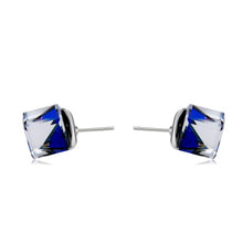 Load image into Gallery viewer, 2 PCS Cube Crystal Stud Earrings - Mega Discount Store Ghana
