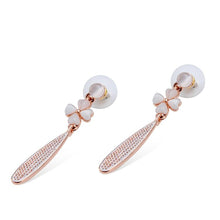 Load image into Gallery viewer, 2 PCS Clover &amp; Raindrops + Imitation Opal Drop Earrings - Mega Discount Store Ghana
