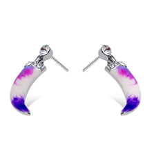Load image into Gallery viewer, 2 PCS Horn Style Spray Paint Stud Earrings - Mega Discount Store Ghana