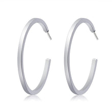 Load image into Gallery viewer, 2 PCS Fashion Female Big Ring Alloy Round Hoop Earrings - Mega Discount Store Ghana