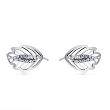 Load image into Gallery viewer, 2 PCS Fashion Alloy Crystal Leaf Earrings - Mega Discount Store Ghana