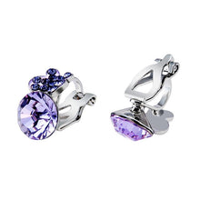 Load image into Gallery viewer, 2 PCS Fashion Purple Butterfly Style Crystal Studded Ear Clip - Mega Discount Store Ghana
