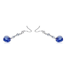Load image into Gallery viewer, Fashion Heart Style Crystal + Alloy Earrings - Mega Discount Store Ghana