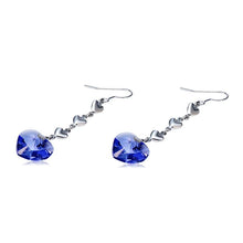 Load image into Gallery viewer, Fashion Heart Style Crystal + Alloy Earrings - Mega Discount Store Ghana