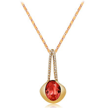 Load image into Gallery viewer, Fashion 18K Gold-plated Alloy + Diamond Pendant Necklace - Mega Discount Store Ghana