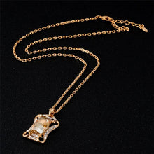 Load image into Gallery viewer, Fashion Rhinestone Embellished Square Crystal Inlaid Necklace - Mega Discount Store Ghana
