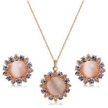 Load image into Gallery viewer, Fashion Elegant Jane Emerald Necklace Earrings Set - Mega Discount Store Ghana