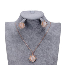 Load image into Gallery viewer, Fashion Elegant Jane Emerald Necklace Earrings Set - Mega Discount Store Ghana