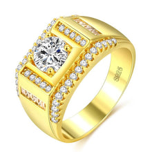 Load image into Gallery viewer, Fashion New Style Gold Plated + AAA Zircon Inlaid Rhinestone Diamond Ring - Mega Discount Store Ghana