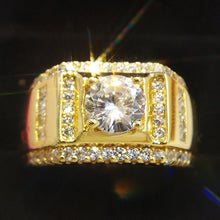 Load image into Gallery viewer, Fashion New Style Gold Plated + AAA Zircon Inlaid Rhinestone Diamond Ring - Mega Discount Store Ghana