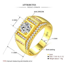 Load image into Gallery viewer, Fashion New Style Gold Plated + AAA Zircon Inlaid Rhinestone Diamond Ring - Mega Discount Store Ghana