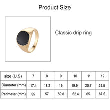Load image into Gallery viewer, High-grade Classic Alloy High Polished Drip Oil Style Ring,(Gold) - Mega Discount Store Ghana