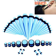 Load image into Gallery viewer, 36PCS Unisex Acrylic Ear Expansion Ear Extender 14G-00G Accessories Set - Mega Discount Store Ghana