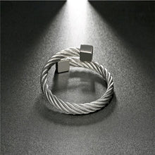 Load image into Gallery viewer, Original Personality Fashion Jewelry Stainless Steel Bracelet Classic Square Head Wire Bracelet - Mega Discount Store Ghana