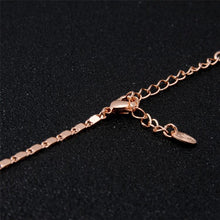 Load image into Gallery viewer, Women Classic Style Overlapped Circle 18K Gold Plated Earrings + Necklace Kits(Rose Gold) - Mega Discount Store Ghana