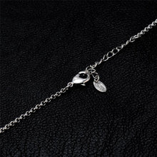 Load image into Gallery viewer, Women Classic Style Crystal Studded Pendant Silver Plated Necklace(Silver) - Mega Discount Store Ghana