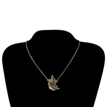 Load image into Gallery viewer, Butterfly Crystal Drop Pendant Necklace - Mega Discount Store Ghana