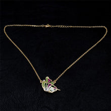 Load image into Gallery viewer, Butterfly Crystal Drop Pendant Necklace - Mega Discount Store Ghana