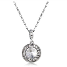 Load image into Gallery viewer, Simple Fashion Crystal Diamond Necklace(Silver) - Mega Discount Store Ghana