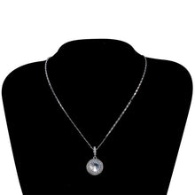 Load image into Gallery viewer, Simple Fashion Crystal Diamond Necklace(Silver) - Mega Discount Store Ghana