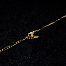 Load image into Gallery viewer, Classic Water Droplets Painting Petal Style Crystal Necklace(Gold) - Mega Discount Store Ghana