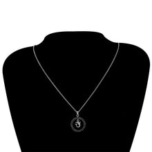 Load image into Gallery viewer, Ring Dolphin Crystal Pendant Necklace(Silver) - Mega Discount Store Ghana