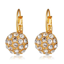 Load image into Gallery viewer, 1 Pair Elegant Diamond Fashion Female Earrings(Gold) - Mega Discount Store Ghana