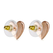 Load image into Gallery viewer, 1 Pair Fashion Heart-shaped 18k Copper Alloy Earrings(Rose Gold) - Mega Discount Store Ghana