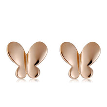 Load image into Gallery viewer, 1 Pair Fashion Simple Butterfly Earrings(Rose Gold) - Mega Discount Store Ghana