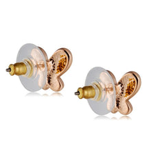 Load image into Gallery viewer, 1 Pair Fashion Simple Butterfly Earrings(Rose Gold) - Mega Discount Store Ghana