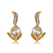 Load image into Gallery viewer, Cute Little Fox Zircon Crystal Earrings Necklace Set(Gold) - Mega Discount Store Ghana