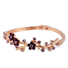 Load image into Gallery viewer, Fashion Plum Style Crystal Alloy Bracelet(Rose Gold) - Mega Discount Store Ghana