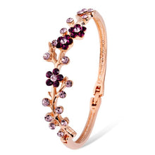 Load image into Gallery viewer, Fashion Plum Style Crystal Alloy Bracelet(Rose Gold) - Mega Discount Store Ghana
