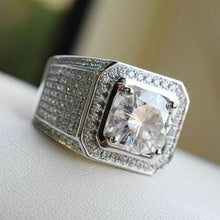 Load image into Gallery viewer, Fashion Full Rhinestone Micro-insert Silver Ring - Mega Discount Store Ghana