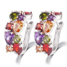 Load image into Gallery viewer, 1 Pair Colorful Zircon Earrings Stud Jewelry For Women And Girls - Mega Discount Store Ghana
