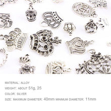 Load image into Gallery viewer, 25 in 1 Tibetan Silver Bracelet Accessories Exquisite Crown Pendant Set - Mega Discount Store Ghana